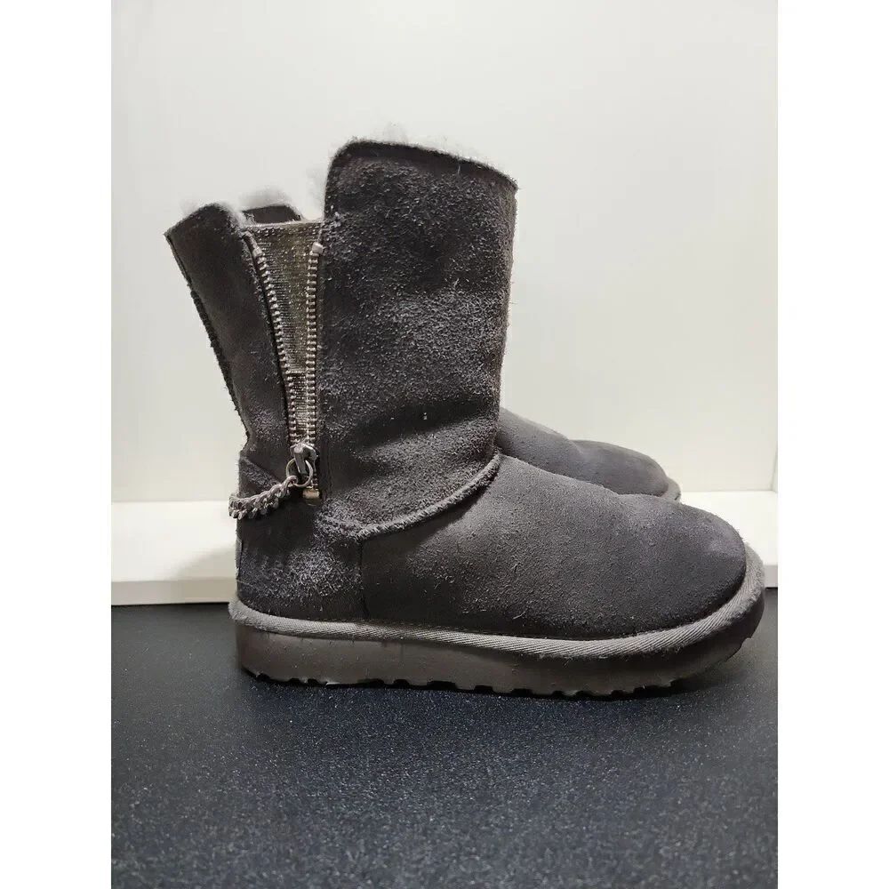 UGG Australia Classic Short Sparkle Zip Boots Size 5